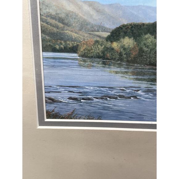 Robert E. Tuckwiller Limited Edition Signed Print River Framed And Matted - Picture 2 of 8